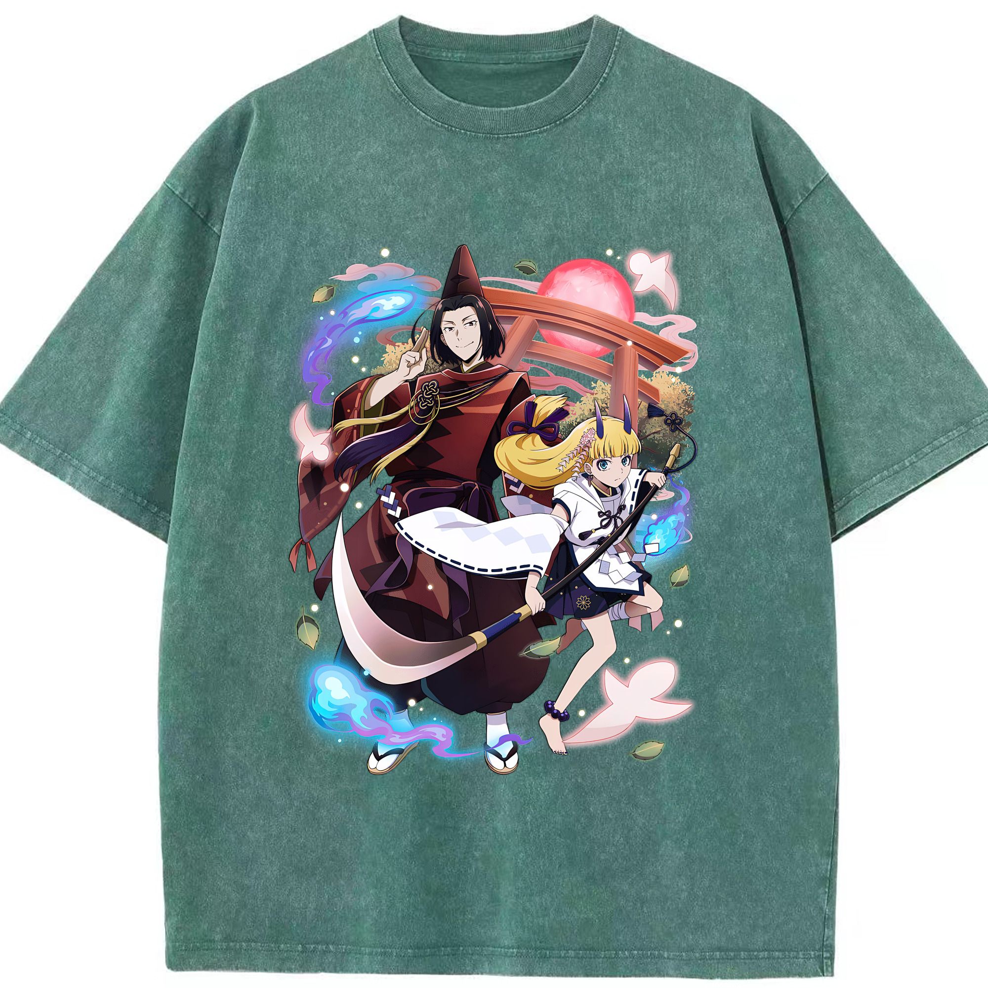 （画像用） 文豪ストレイドッグス Bungo Stray Dogs 綿100% ヴィンテージ風 半袖Tシャツ（フロントプリント）